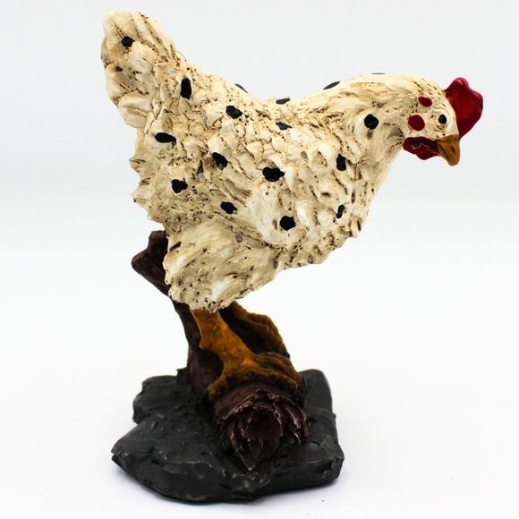 Vintage Chicken Hen Figurine Country Kitchen Home Decor Farmhouse Charm 4" Tall - Picture 1 of 6